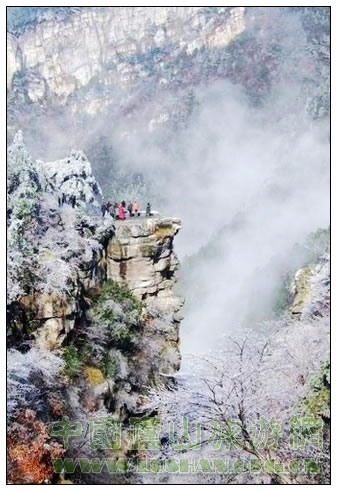 庐山锦绣谷冬景