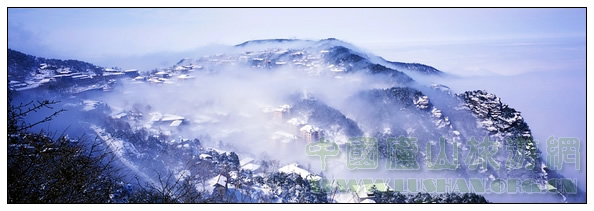 庐山雪景