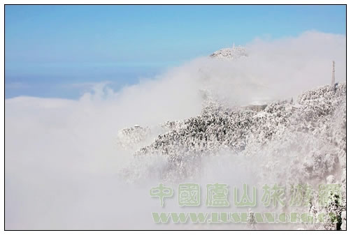 冬日庐山