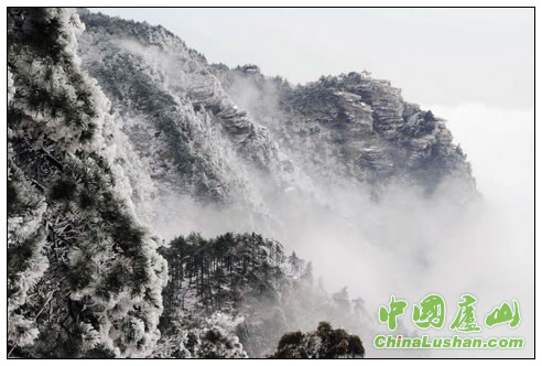 雪后庐山 王祺摄