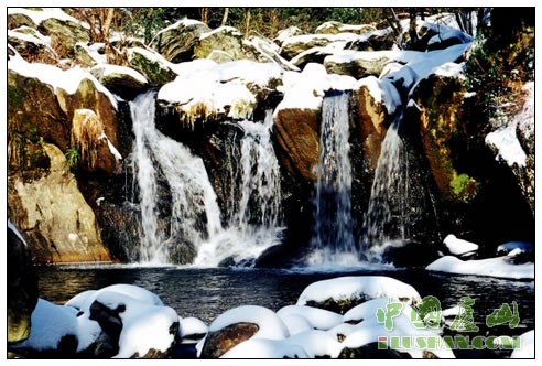 庐山乌龙潭雪霁 郭庆忠摄