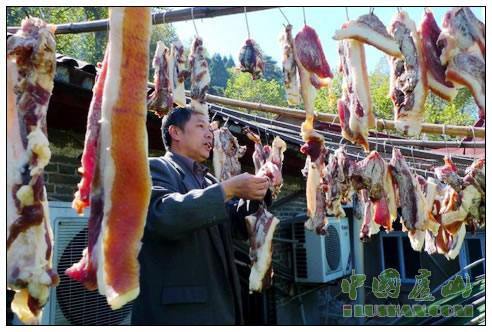 庐山香腊肉 杨帆摄
