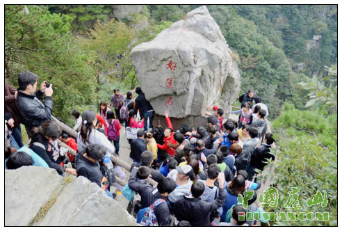 庐山好运石 李定华摄