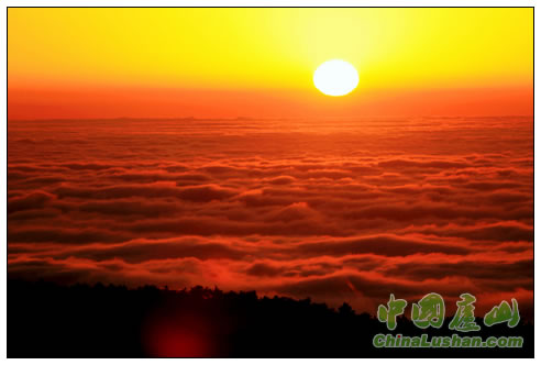 金波云浪夕照美 张爱良摄