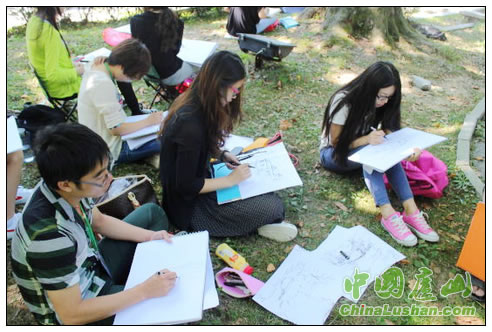 夏季健康行 千名大学生齐聚庐山写生