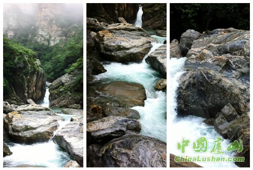 雨中的庐山难得一见的绝美景观