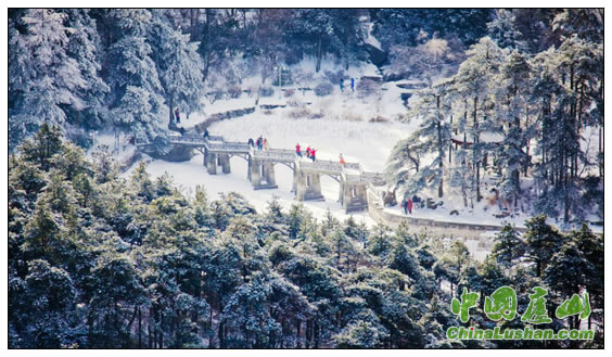 雪霁庐山 扈才汉摄