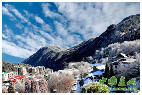 庐山瑞雪兆年丰 张爱良摄
