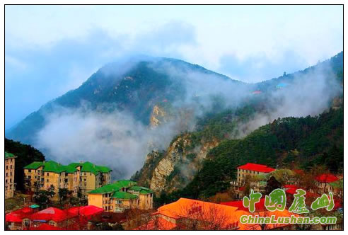 庐山胜境 杨辉