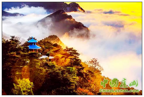 金秋庐山含鄱口
