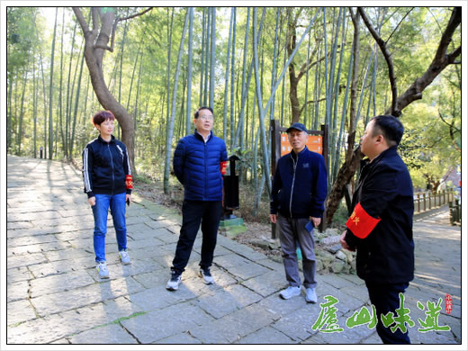 庐山景区:庐山管理局巡查庐山各部门森林防火工作