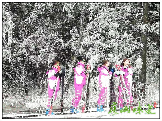 庐山景区冰雪运动带热庐山冬季旅游