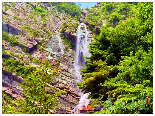 庐山天下悠:庐山大口瀑布现诗画美景
